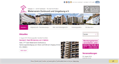 Desktop Screenshot of mieterverein-dortmund.de